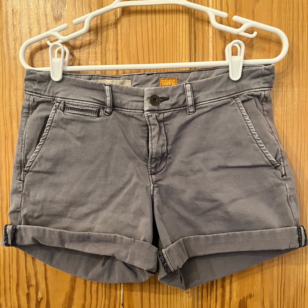 Pilcro Slate Gray Women's Cargo Shorts